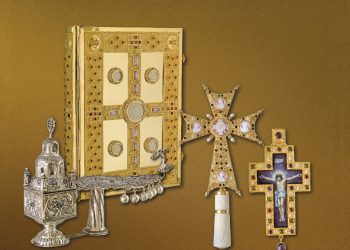 Samples from the large collection of the Zouvelos House that for 97 years has been offering unique ecclesiastical items