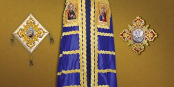 In the permanent exhibition of the Despotikon craft you will find ready-made archieratical miters, sacerdotal vestments and all ecclesiastical embroidery