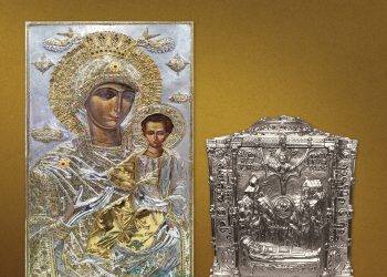 Real works… Sacred Symbols are crafted at the Zidros Leontaris workshop