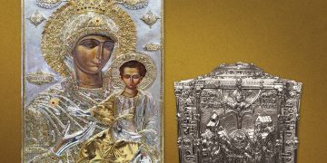 Real works… Sacred Symbols are crafted at the Zidros Leontaris workshop