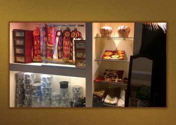 The Aggouris family sacerdotal vestment tailor shop has been operating since 1918 and guarantees the quality of stitching and consistency in delivery time