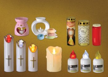 You know Kyriou’s craft with its frankincense, charcoals, paraffin oil, and now with a very large collection of dedication candles