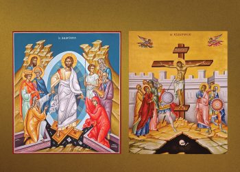 Pantelis Mantarlis’ hagiography workshop is it functions as a permanent exhibition with icons of hagiography, lithography, silkscreen, silver