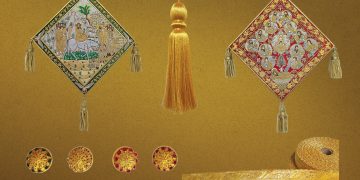 Symvolo is a new store offering a complete collection of handmade ecclesiastical gold embroidery