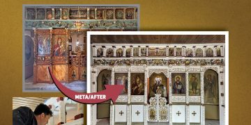 The Tsairi family has a long tradition of church maintenance and decoration