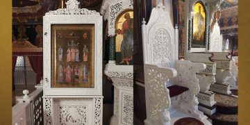 Chazakis company with its long tradition in priestly vestments and ecclesiastical utensils presents handmade wood carvings